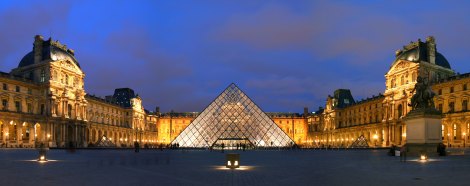 piramida louvre, louvre pyramid, musee du louvre, perancis, paris, france, architecture grande, pyramid, glass panel, steel frame