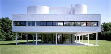 le corbusier, villa savoye, contoh asas rasional, arsitektur rasional, arsitektur modern, modern architecture, rational architecture